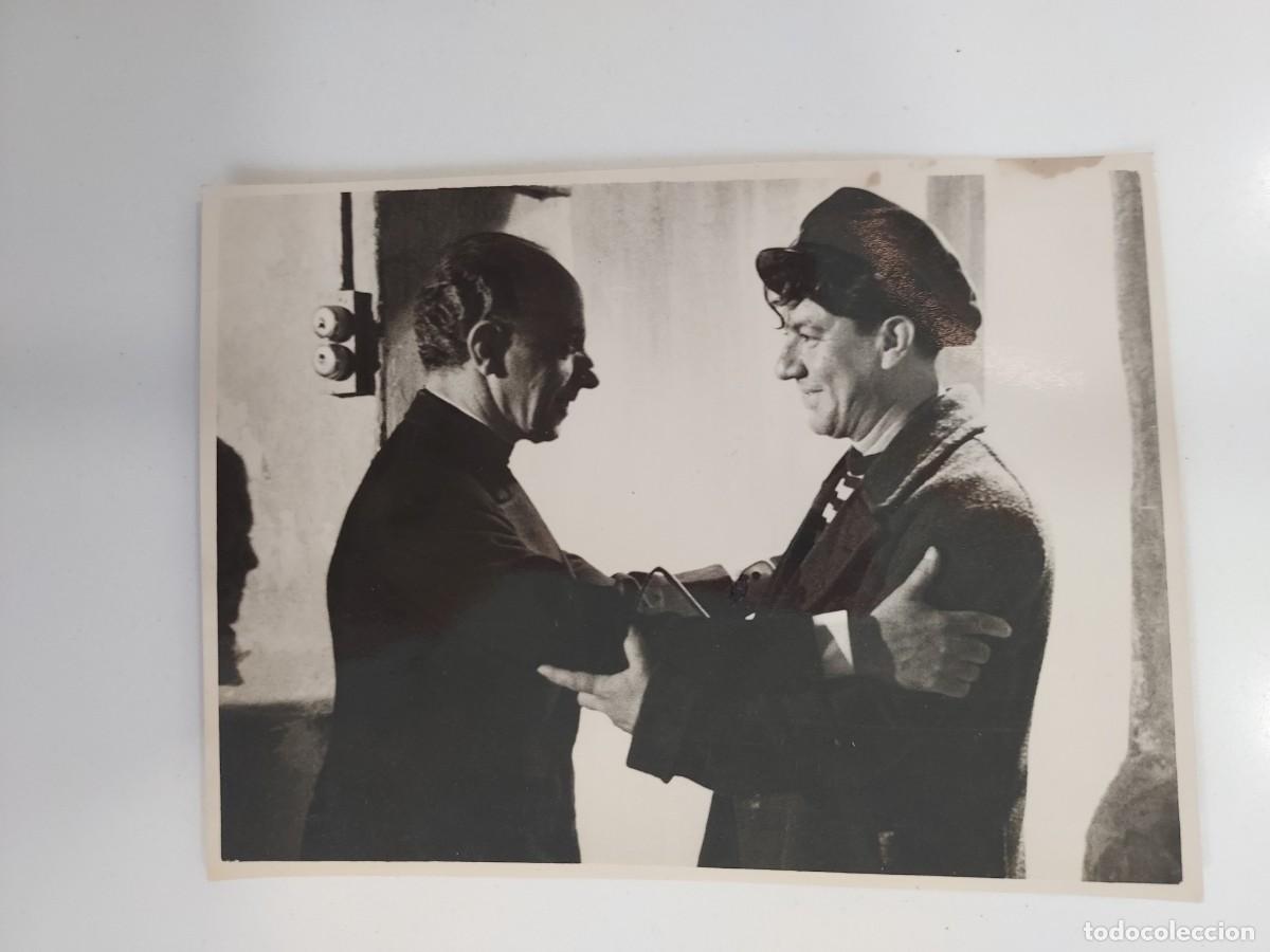 Cine: FOTOGRAFIA ACTOR JOSE JASPE JESUS TORDESILLAS PELICULA EL SOTANO (JAIME DE MAYORA, 1949). 11 X 8 CM