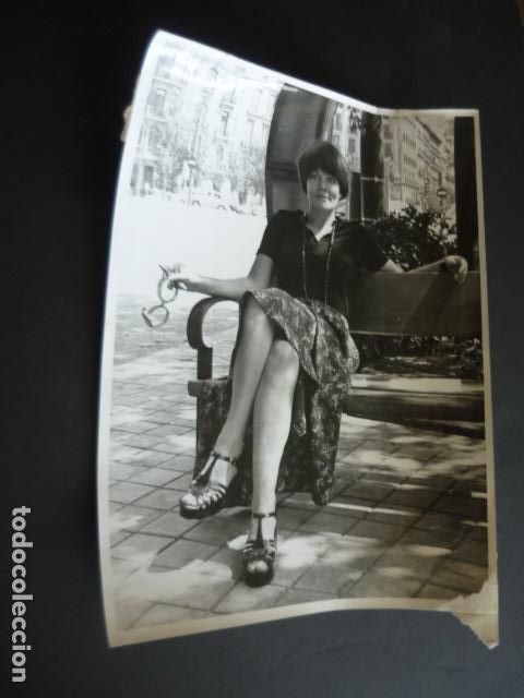 Cinema: SOFIA CASARES ACTRIZ ANTIGUA FOTOGRAFIA ORIGINAL 24 X 18 CM