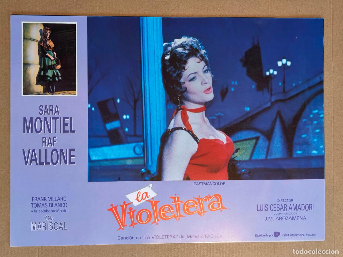Cine: SARA MONTIEL LA VIOLETERA 12 FOTOCROMOS 1958
