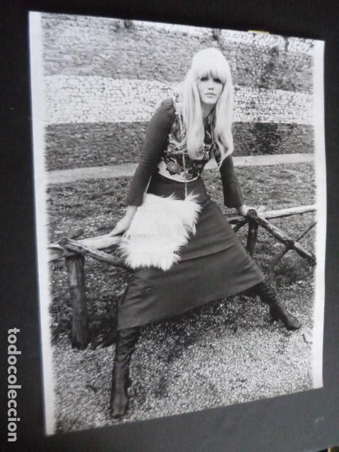 Cin&eacute;ma: CRISTINA GAJONI ACTRIZ ANTIGUA FOTOGRAFIA ORIGINAL 21 X 27 CM