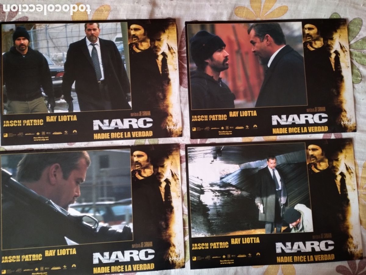 Cine: 8 FOTOCROMOS - NARC NADIE DICE LA VERDAD - SET COMPLETO