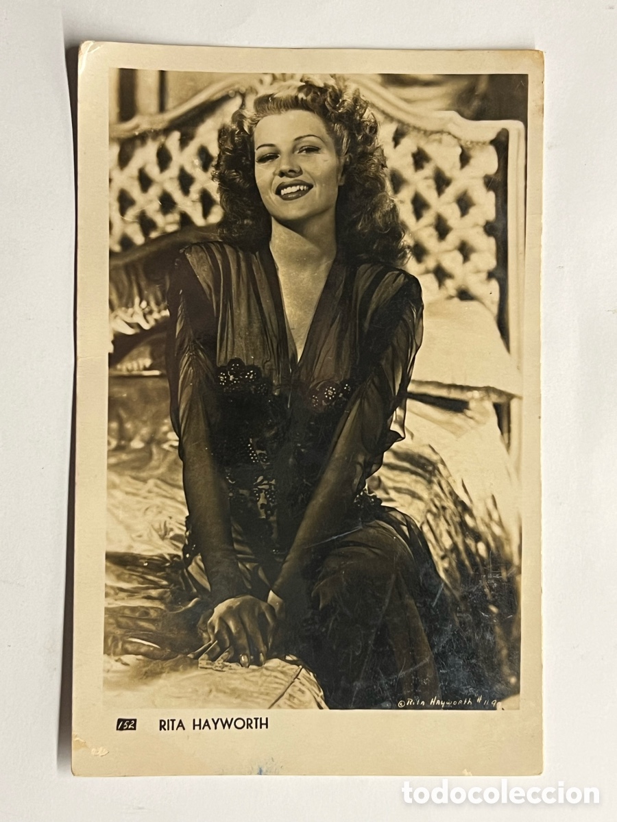 Cine: RITA HAYWORTH. Postal actores y actrices de Hollywood.. (a.1948) Valencia, dedicada ..