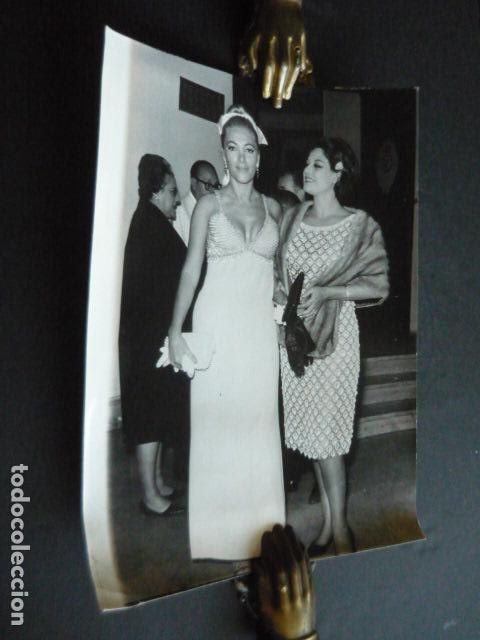 Cinema: EMMA PENELLA ACTRIZ CON ANA CASTOR ANTIGUA FOTOGRAFIA ORIGINAL 18 X 24 CM