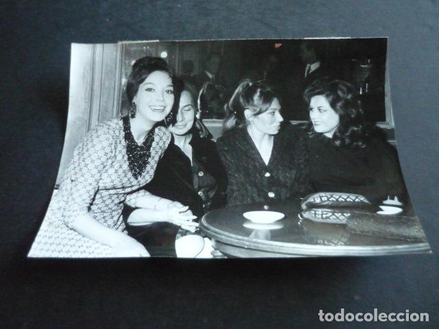 Cinema: EMMA PENELLA ACTRIZ CON ELISA MONTES MARUCHI FRESNO N. TORRAY ANTIGUA FOTOGRAFIA ORIGINAL 12 X 17 CM