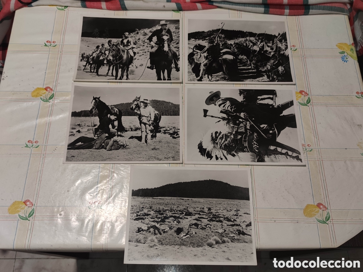 Kino: Lote 5 Fotos - Original de distribuidora - Western - Oeste - A&ntilde;os 50