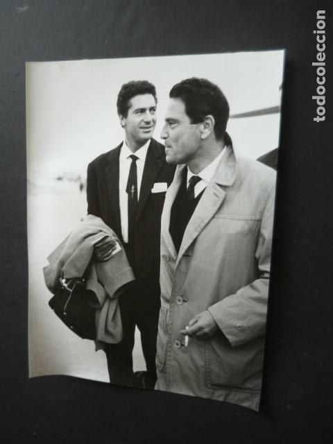 Cinema: RAF VALLONE ACTOR ANTIGUA FOTOGRAFIA ORIGINAL 18 X 24 CM