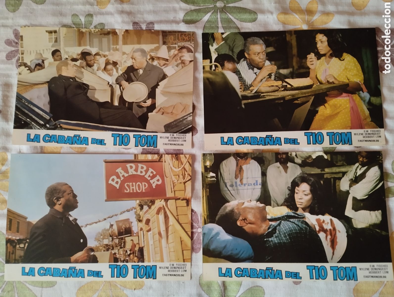 Cine: 4 FOTOCROMOS - LA CABA&Ntilde;A DEL TIO TOM