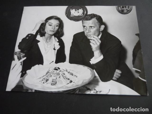Cinema: ANOUK AIMEE ACTRIZ ANTIGUA FOTOGRAFIA ORIGINAL 20 X 25 CM