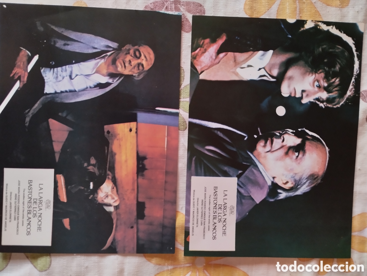 Cine: 11 FOTOCROMOS - LA NOCHE DE LOS BASTONES LARGOS - SAN FRANCISCO