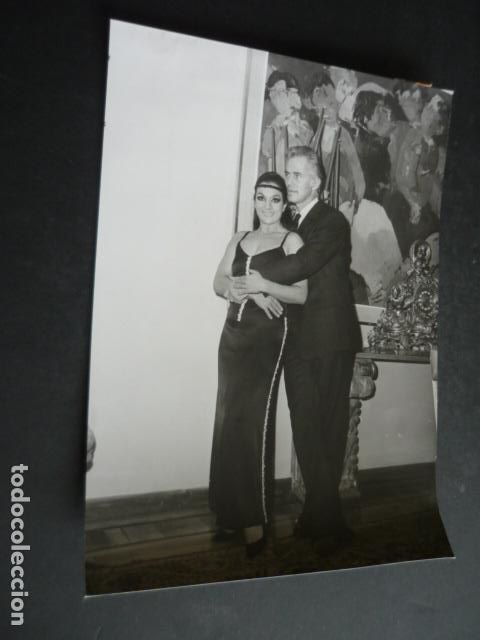 Cin&eacute;ma: LOLA FLORES CON EL ACTOR JORGE BARREIRO ANTIGUA FOTOGRAFIA ORIGINAL 18 X 24 CM