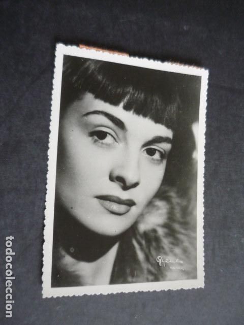 Cinema: SILVIA MORGAN ACTRIZ ANTIGUA FOTOGRAFIA ORIGINAL 9 X 11 CM
