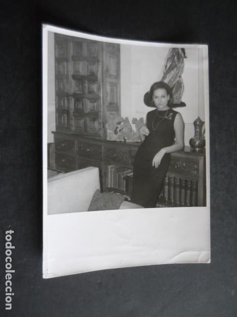 Cinema: LICIA CALDERON ACTRIZ ANTIGUA FOTOGRAFIA ORIGINAL 16 X 12 CM