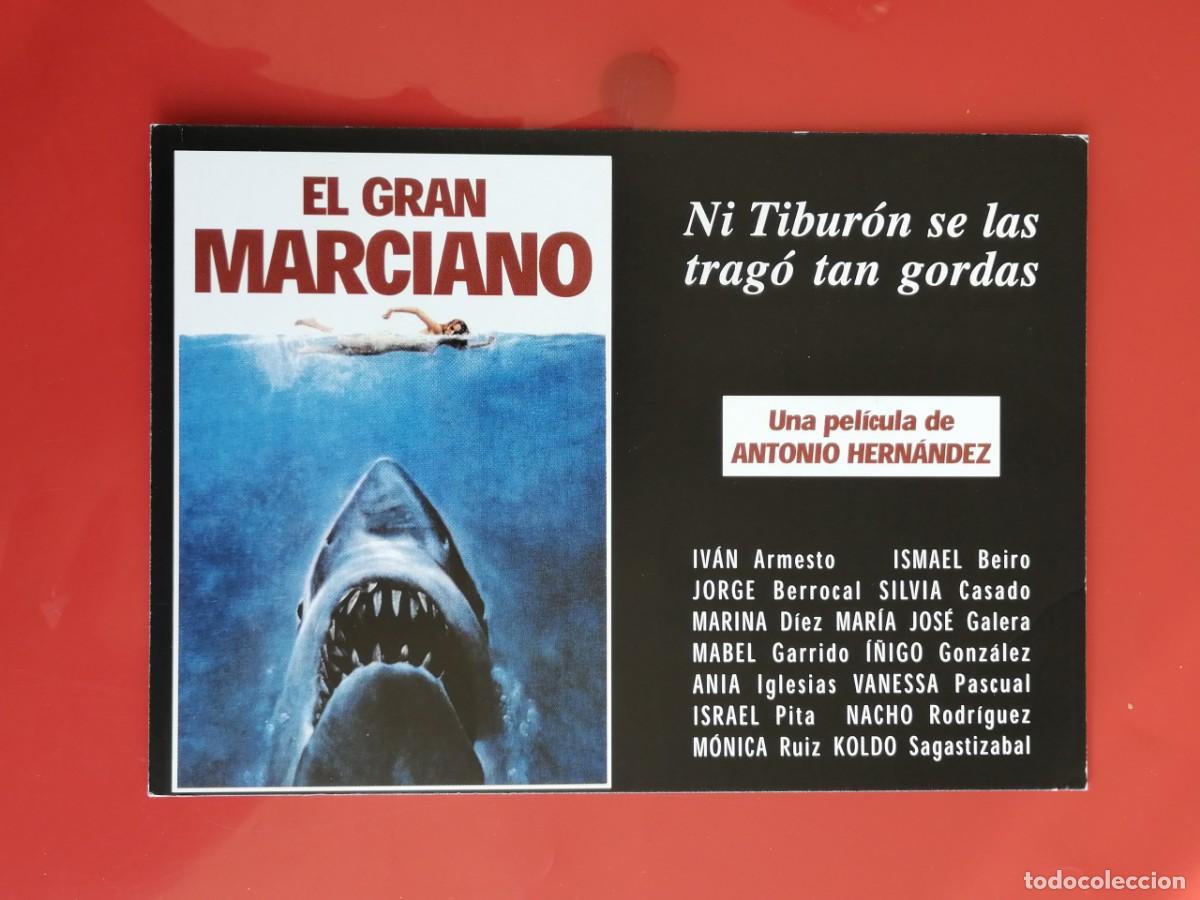Cine: POSTAL 18554 NUEVA-POSTALFREE IZEBRA PRODUCCIONES EL GRAN MARCIANO CINE -TIBURON FAUNA