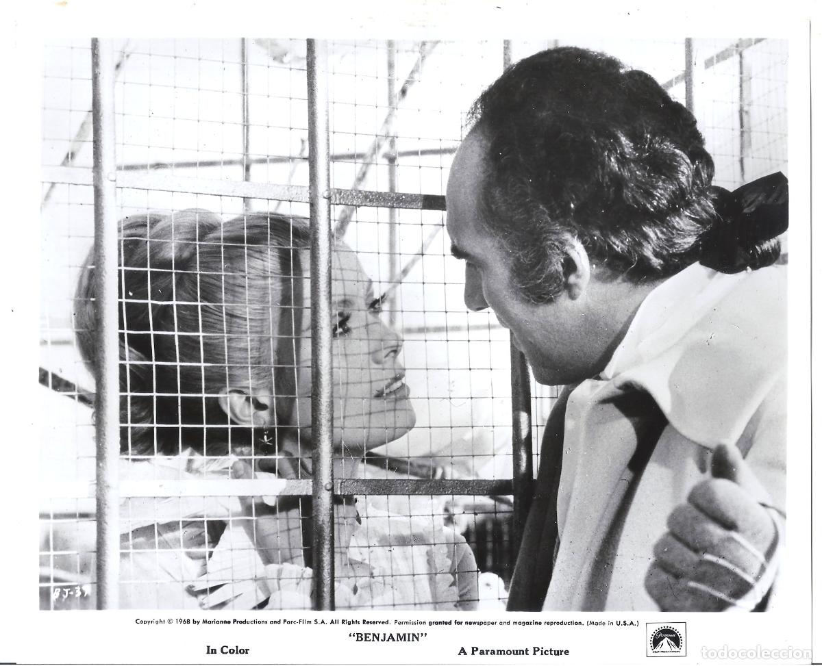 Kino: F37652 CATHERINE DENEUVE MICHEL PICCOLI BENJAMIN FOTO B/N ORIGINAL AMERICANA h1