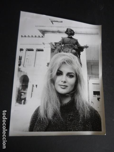 Cinema: PAMELA TIFFIN ACTRIZ EN MADRID ANTIGUA FOTOGRAFIA ORIGINAL 18 X 24 CM