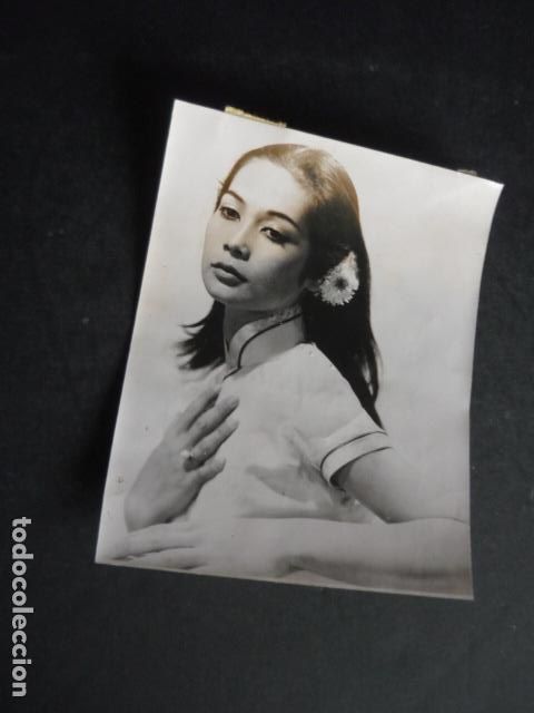 Cinema: FRANCE NUYEN ACTRIZ ANTIGUA FOTOGRAFIA ORIGINAL 10 X 13 CM