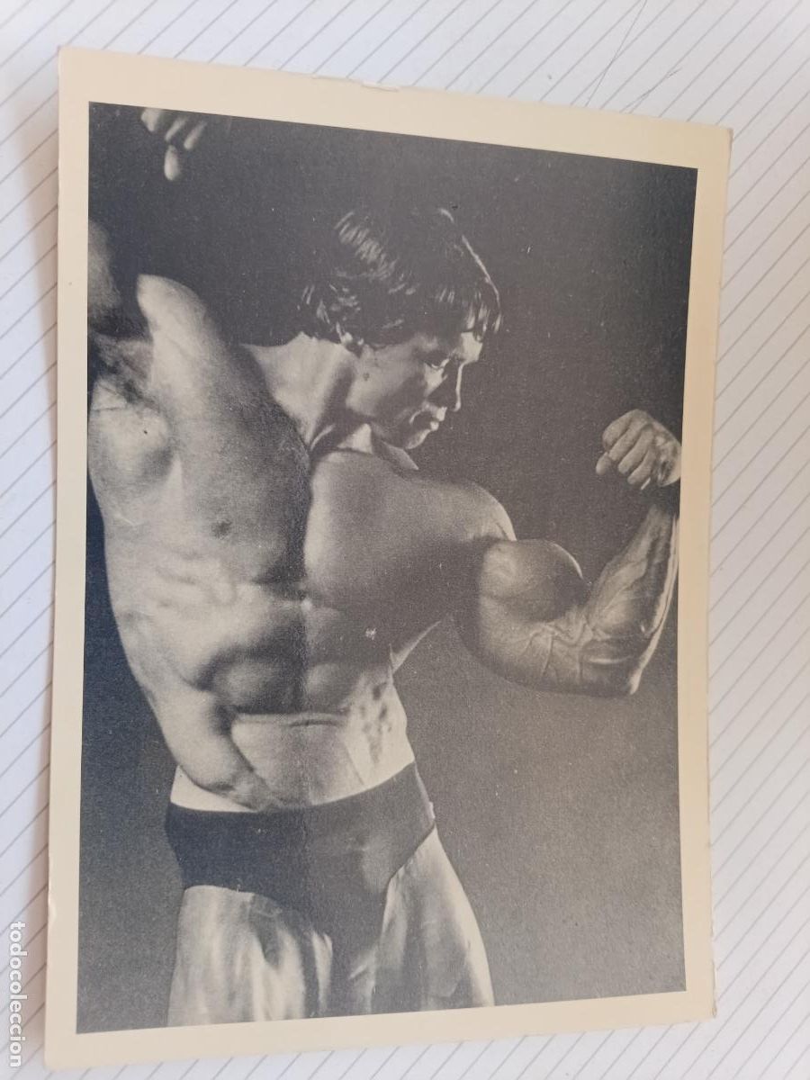 Cine: Arnold Schwarzenegger, postal de &eacute;poca. CANADIAN POSTCARD