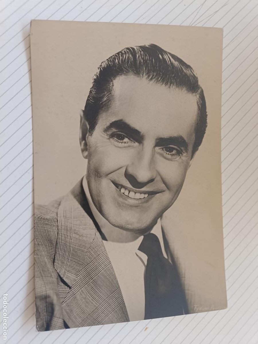 Cin&eacute;ma: Tyrone Power, postal de &eacute;poca
