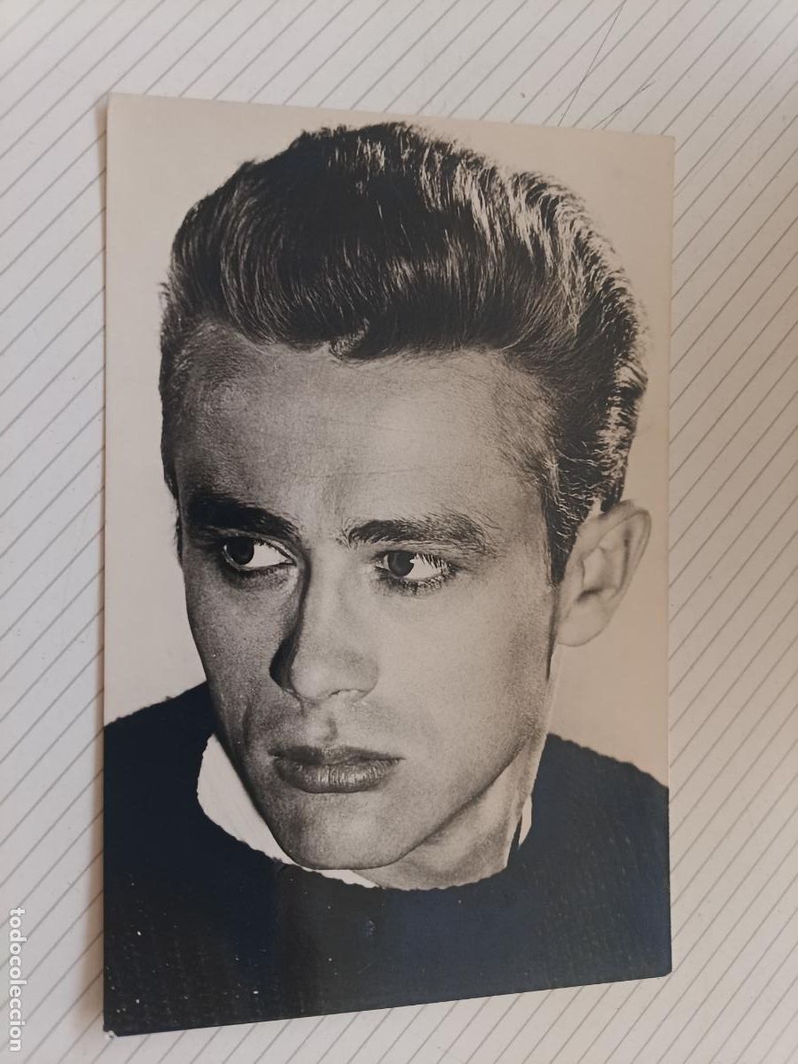 Cine: James Dean, postal de cine original antigua