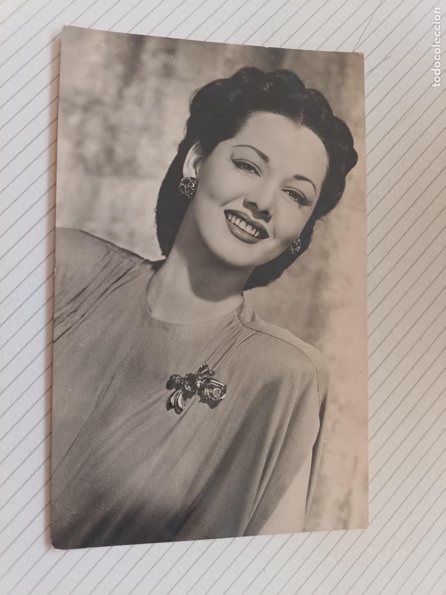 Cin&eacute;ma: Mar&iacute;a Montez, postal de cine antigua