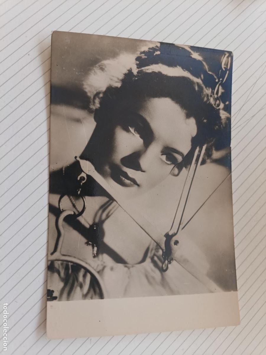 Cine: Romy Schneider, postal de cine antigua
