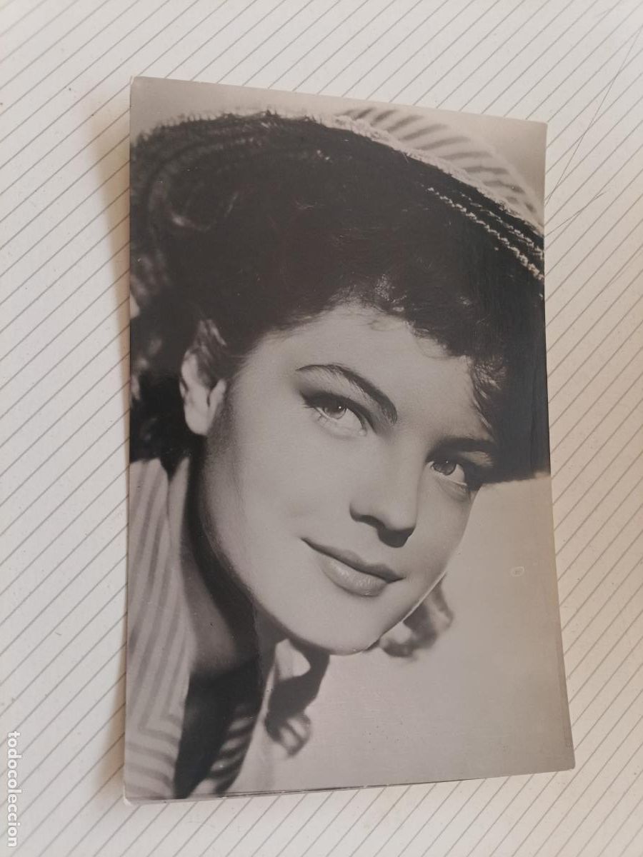 Cine: Romy Schneider, postal de cine antigua