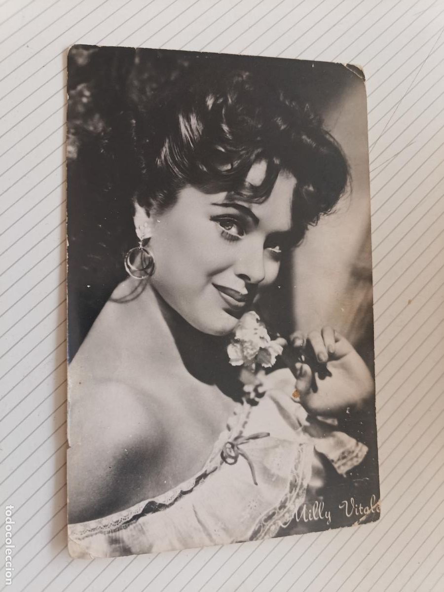 Cine: Milly Vitale, postal de cine antigua
