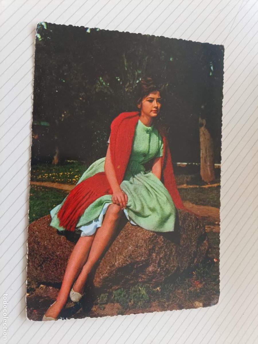 Cin&eacute;ma: Christine Kaufmann, postal de &eacute;poca