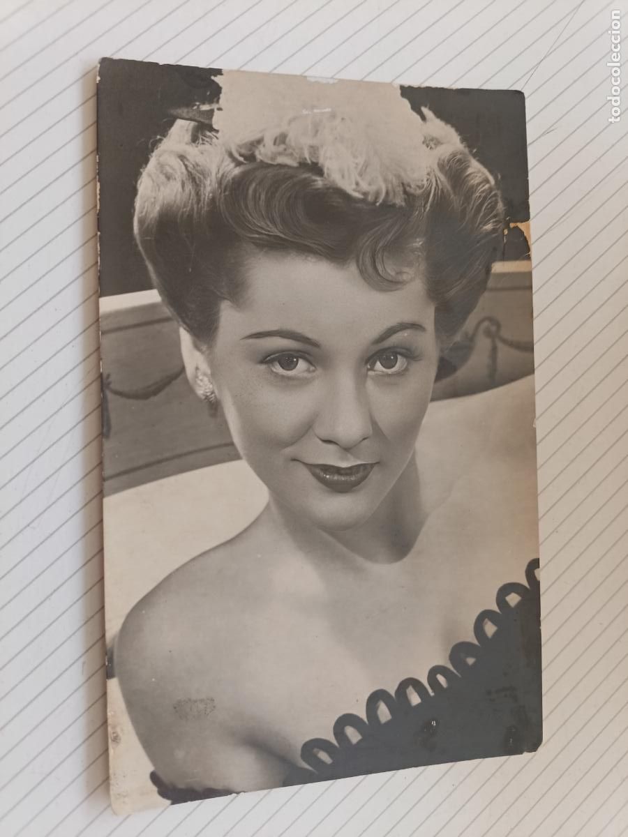 Cin&eacute;ma: Joan Fontaine, postal de cine antigua