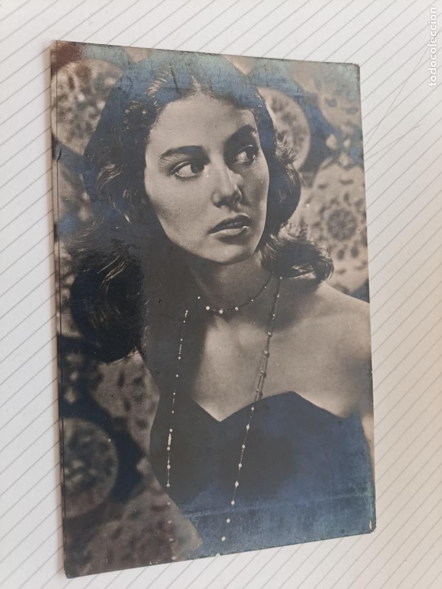Cine: Pier Angeli, postal de cine antigua
