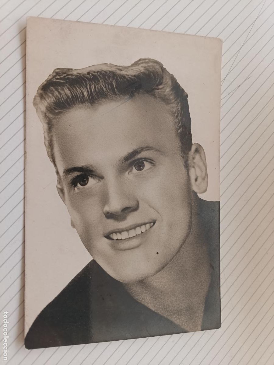 Cine: Tab Hunter, postal de cine antigua