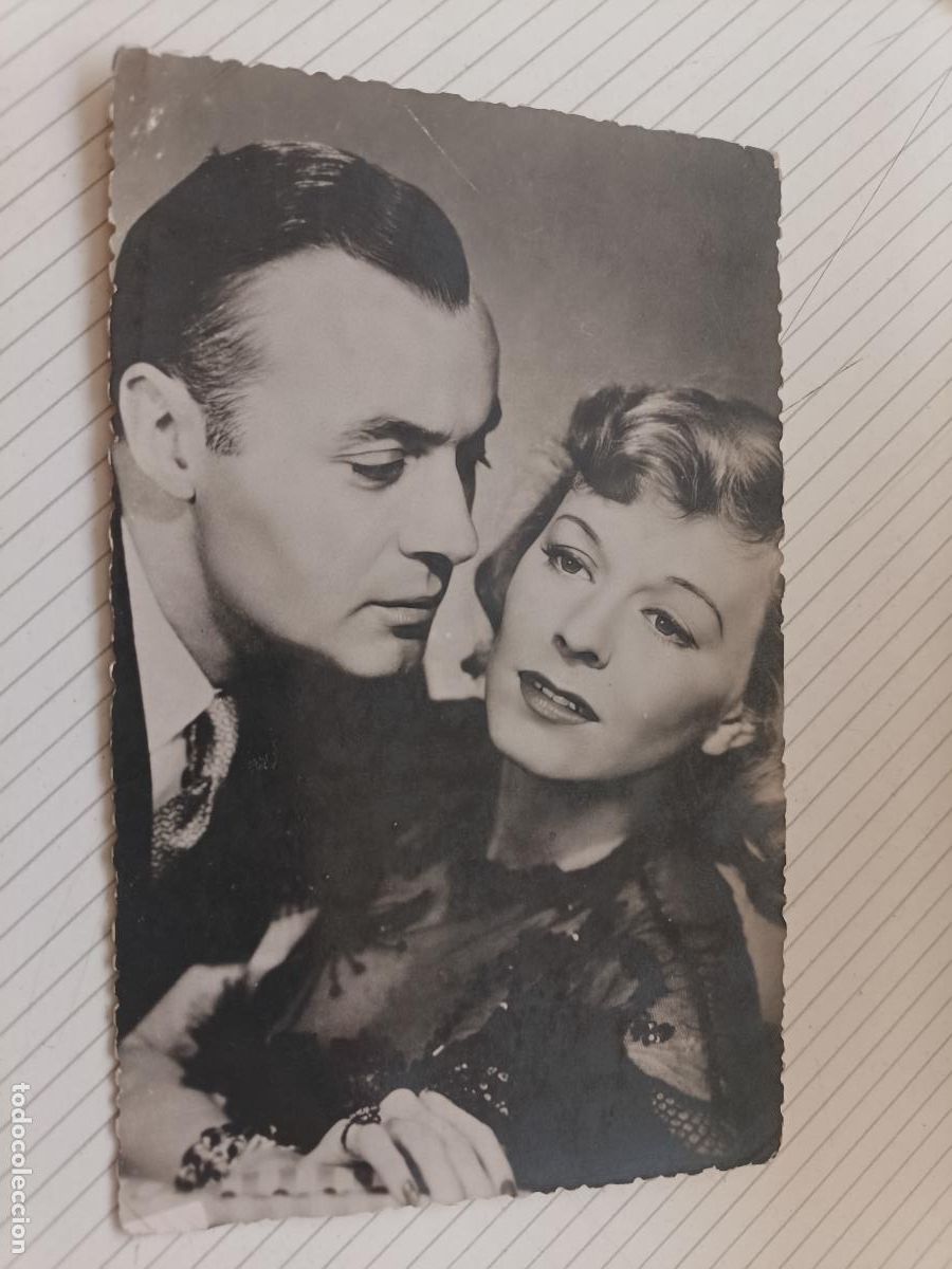 Cine: Charles Boyer, foto-postal de cine antigua