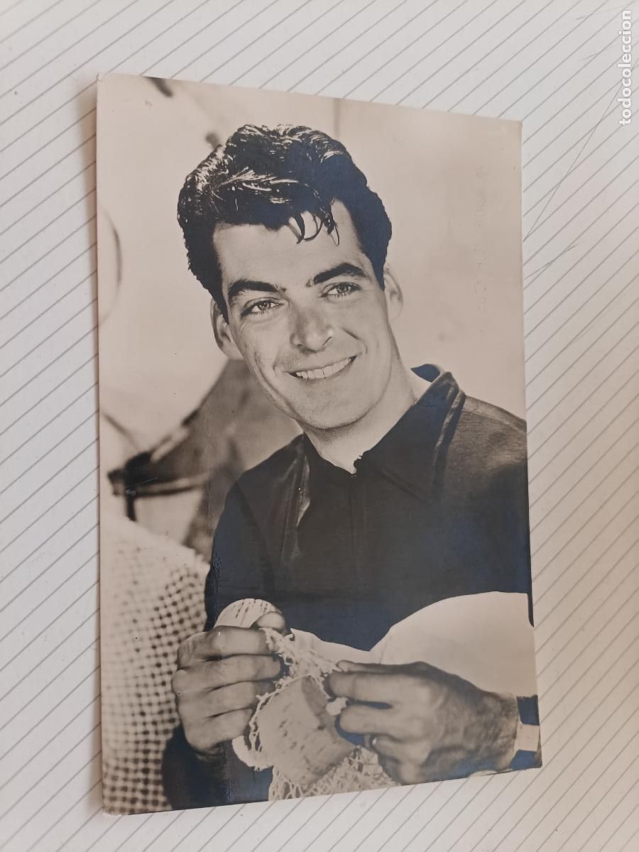 Cine: Rory Calhoun, postal de cine antigua