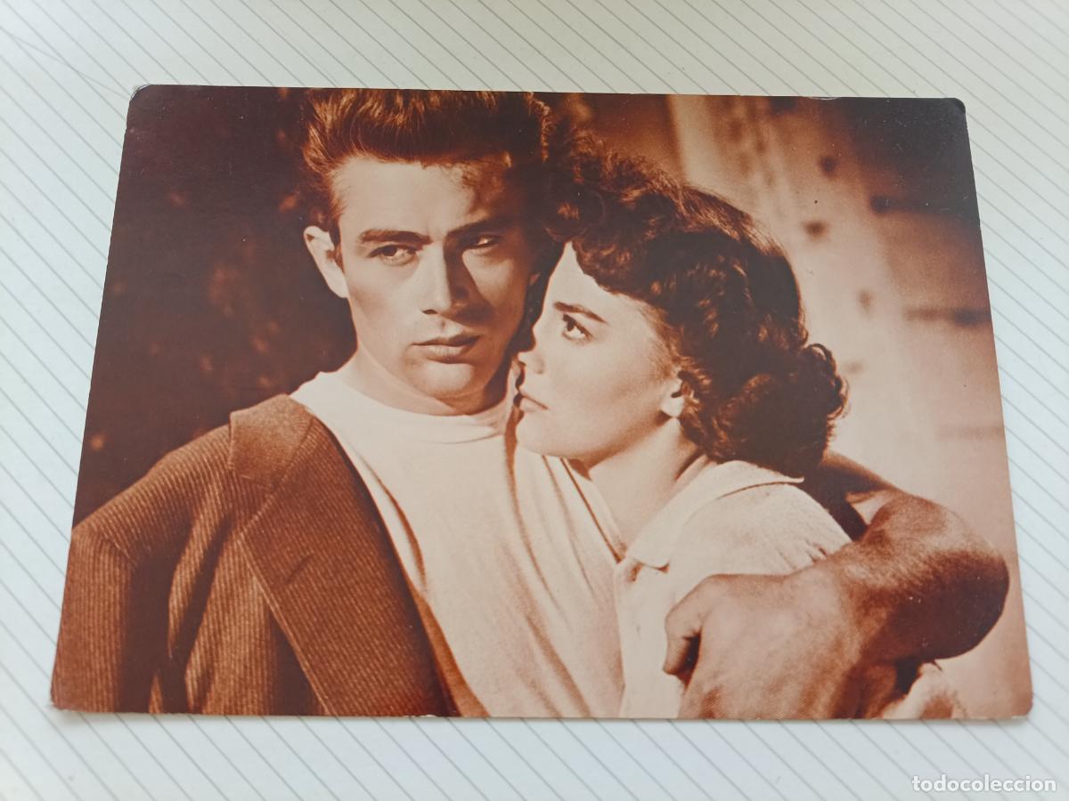 Cine: James Dean / Natalie Wood, postal de cine