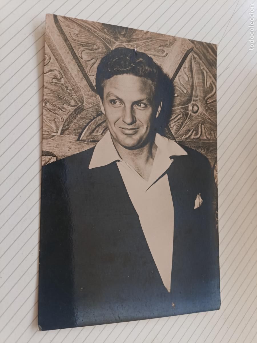 Cine: Robert Stack, postal de cine antigua