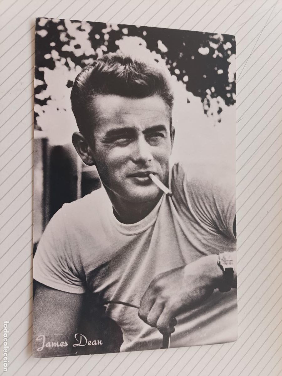 Cine: James Dean, postal de cine antigua original