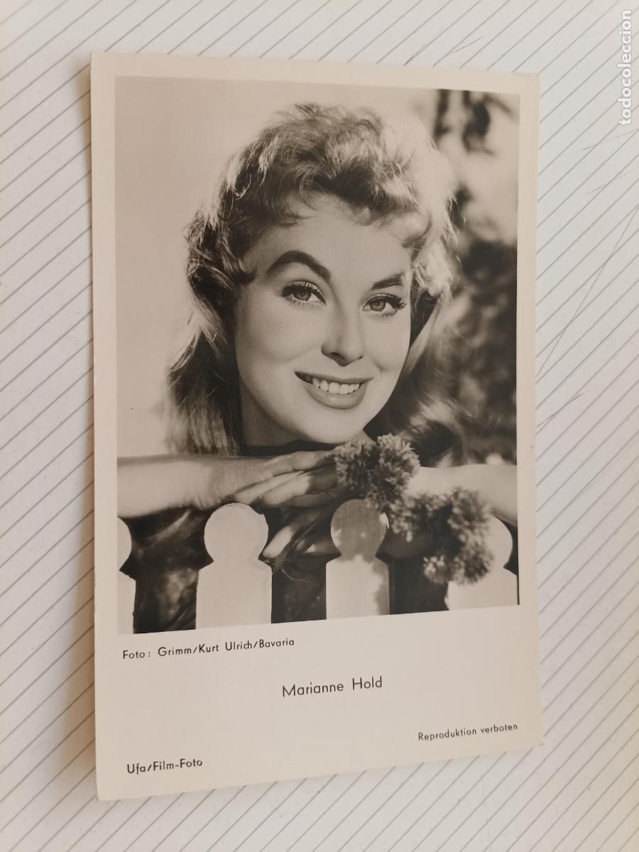 Cine: Marianne Hold, postal de cine antigua original