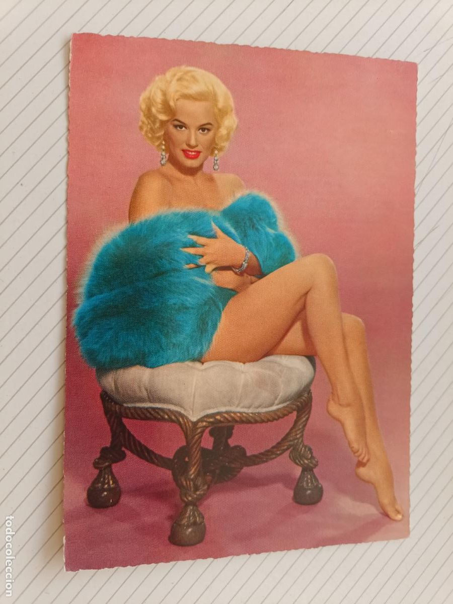 Cine: Mamie Van Doren, postal de cine original de &eacute;poca