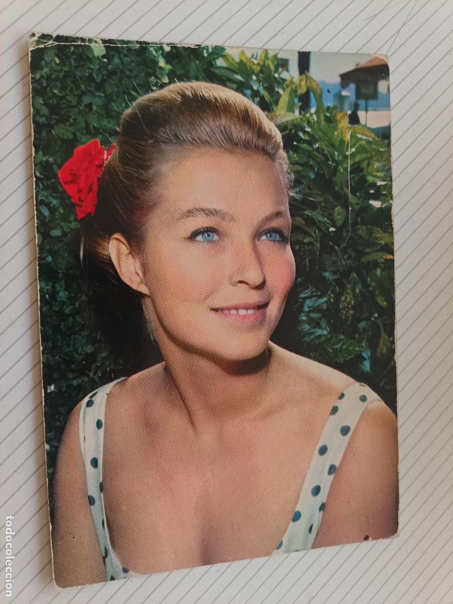 Cin&eacute;ma: Marina Vlady, postal de cine original de &eacute;poca