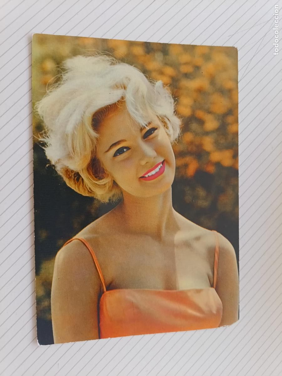 Cin&eacute;ma: Yvette Mimieux, postal de cine original de &eacute;poca