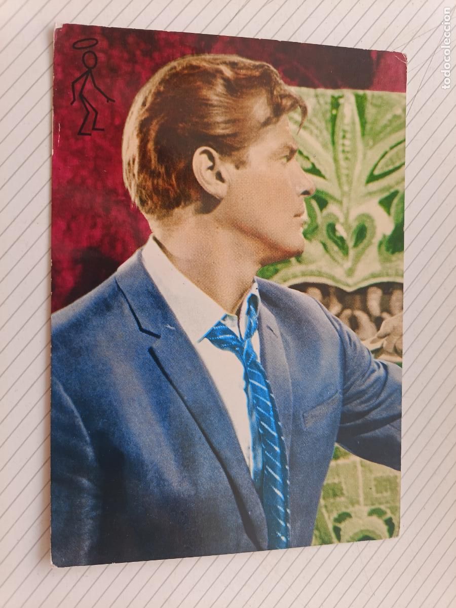Cinema: Roger Moore, postal de cine original de &eacute;poca