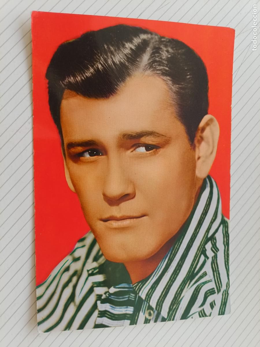 Cin&eacute;ma: Earl Holliman, postal de cine original de &eacute;poca