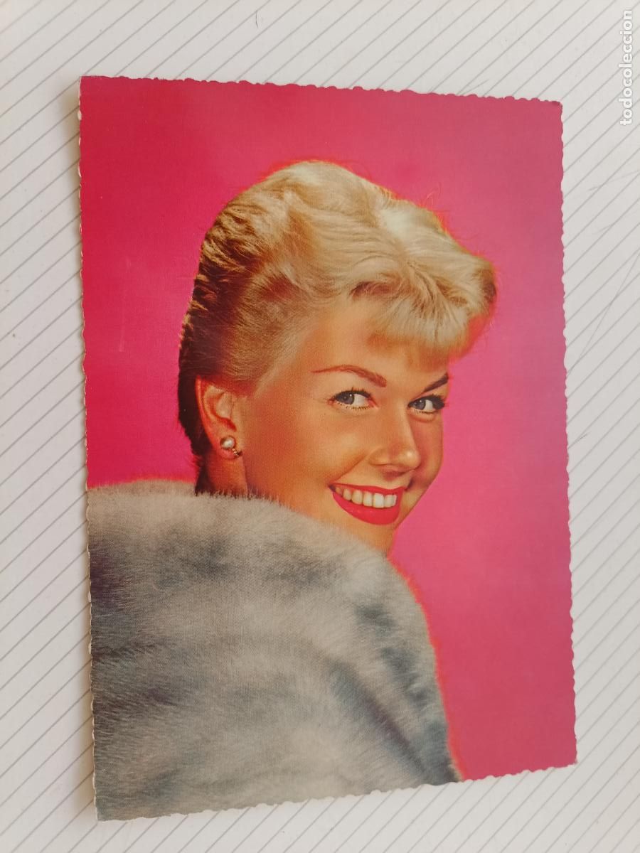 Cine: Doris Day, postal de cine original de &eacute;poca