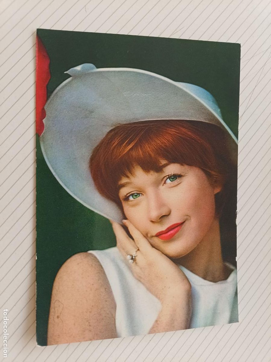 Cine: Shirley Maclaine, postal de cine original de &eacute;poca