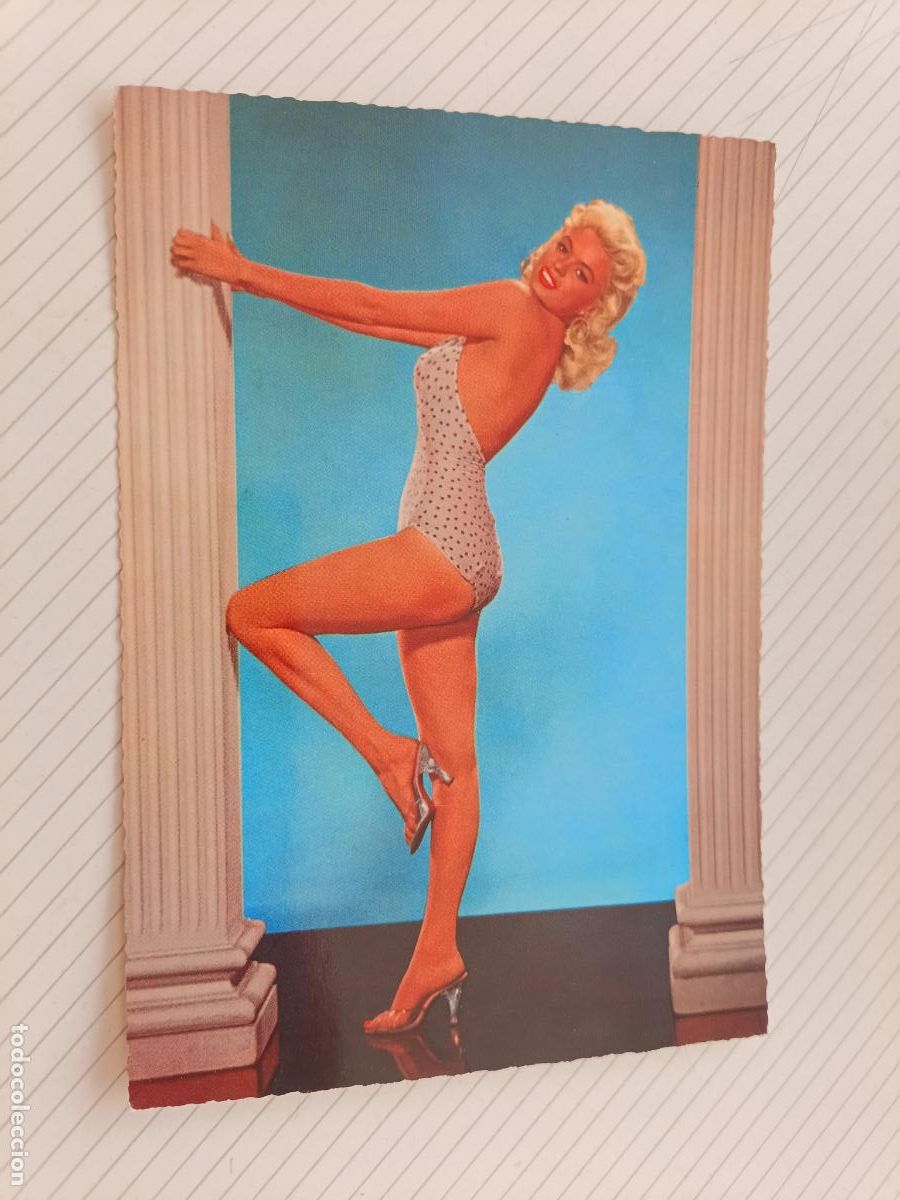 Cine: Jayne Masfield, postal de cine original de &eacute;poca