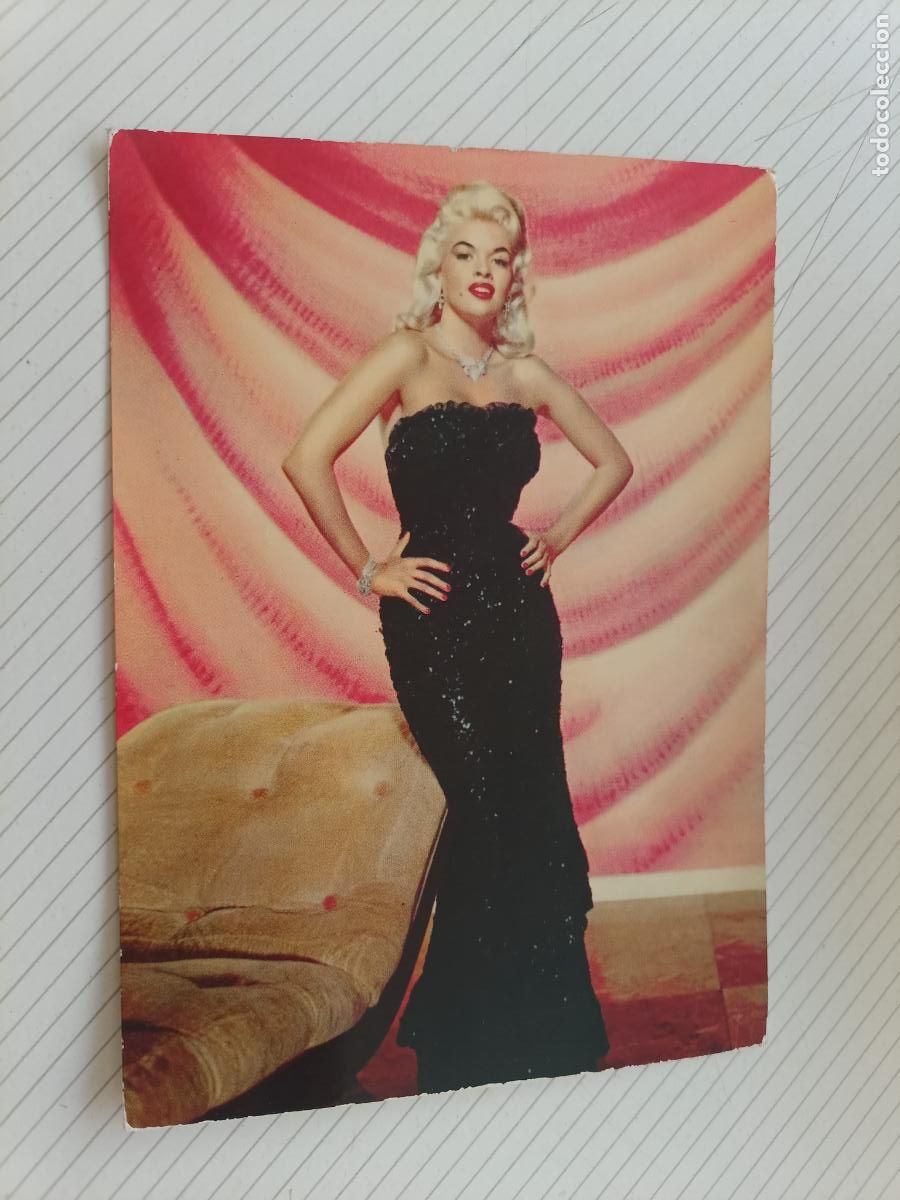 Cine: Jayne Mansfield, postal de cine original de &eacute;poca