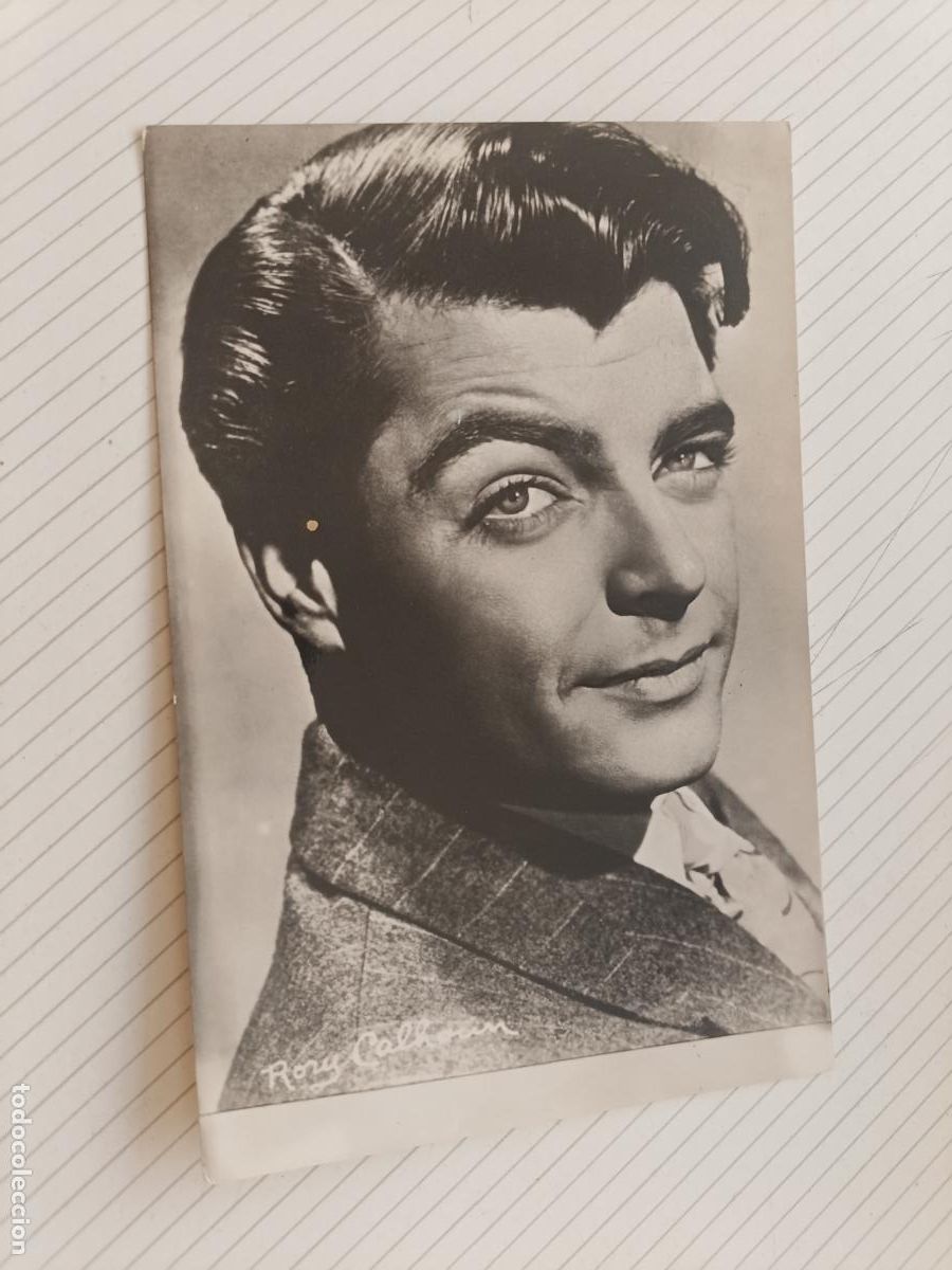 Cine: Rory Calhoun, postal de cine original de &eacute;poca