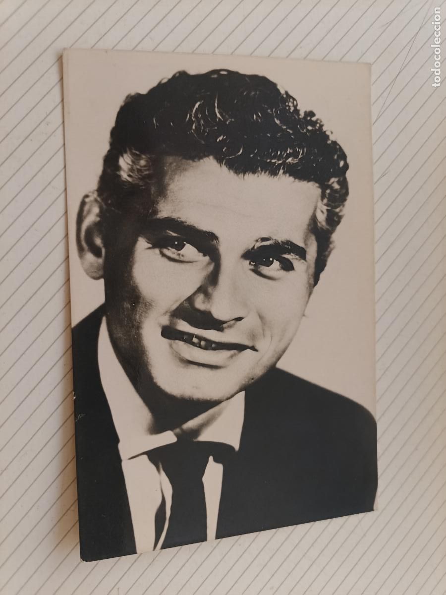 Cine: Jeff Chandler, postal de cine original de la &eacute;poca