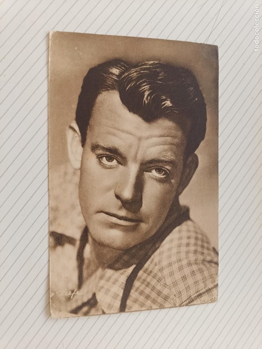 Cine: Dennis O Keefe, postal de cine original de la &eacute;poca