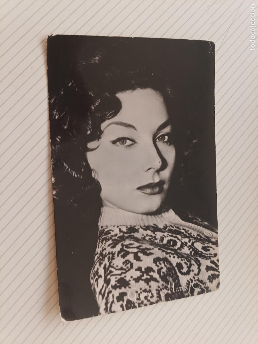 Cinema: Gianna Maria Canale, postal de cine original de &eacute;poca